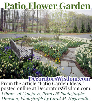 Patio Flower Garden Idea
