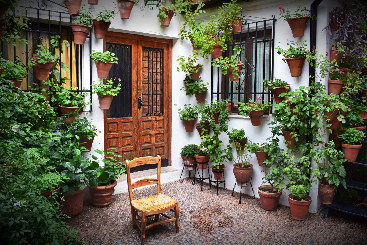 Grow Potted Plants at Varying Levels in Your Patio Garden -- Photo  Courtesy of Jocelyn Erskine-Kellie 