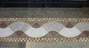 Detail of the Terrazzo Tile Floor in the Library of Congress John Adams Building, Washington, D.C. -- Photographed by Carol Highsmith. Photo Courtesy of the US Library of Congress.